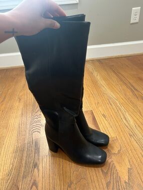 Source Unknown Black Tall Women's Heeled Boots
